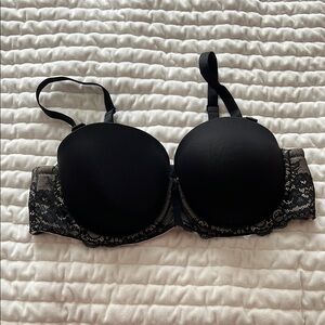 Elegant Black Lace Bra